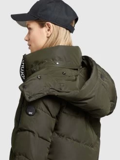 Khujo Wintermantels Wintermantel Huba Dames Donkergroen 17 Khujo Wintermantels Wintermantel Huba Dames Donkergroen -Khujo b6b3201a63a93cafaeba05d56b966e9a