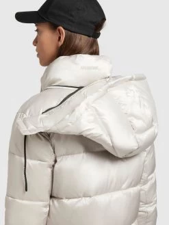 Khujo Winterjassen Winterjas Evona Dames Parelwit -Khujo b8eb8c7e07590fe804b8e24d90110f76