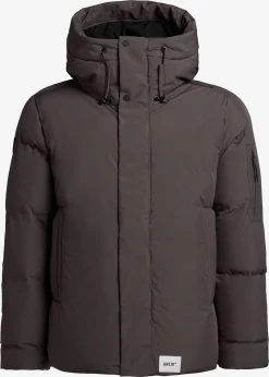 Khujo Winterjassen Winterjas Cann Heren Donkergrijs