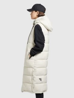 Khujo Bodywarmers Bodywarmer Tourin Dames Offwhite -Khujo badf849a1c7564ce35a530e976fc9f4b