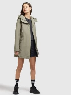 Khujo Tussenmantels Tussenmantel Artisa Dames Grijs / Groen -Khujo bc8e577941b7308f9e342d39650300a8