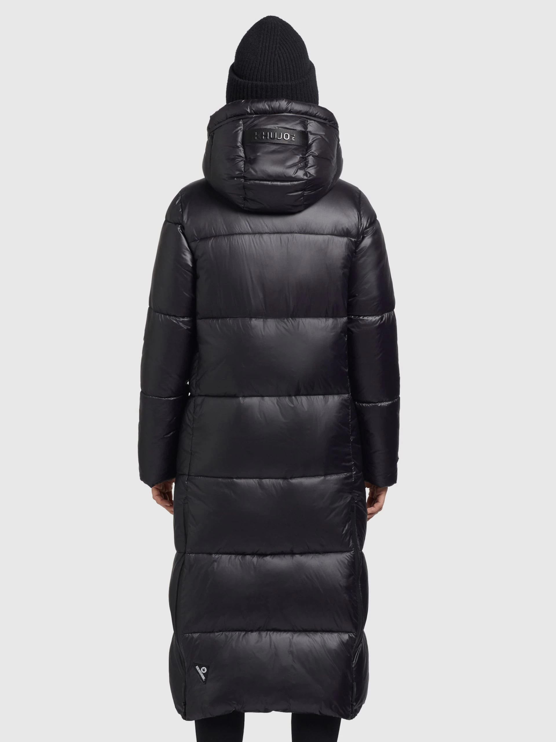 Khujo Wintermantels Wintermantel Melona Dames Zwart 6 Khujo Wintermantels Wintermantel Melona Dames Zwart - Afbeelding 4