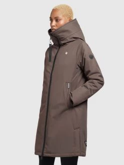 Khujo Tussenmantels Tussenmantel Lisad Dames Mokka -Khujo bfdedf8987b0eadf3c9a27dd376967b8