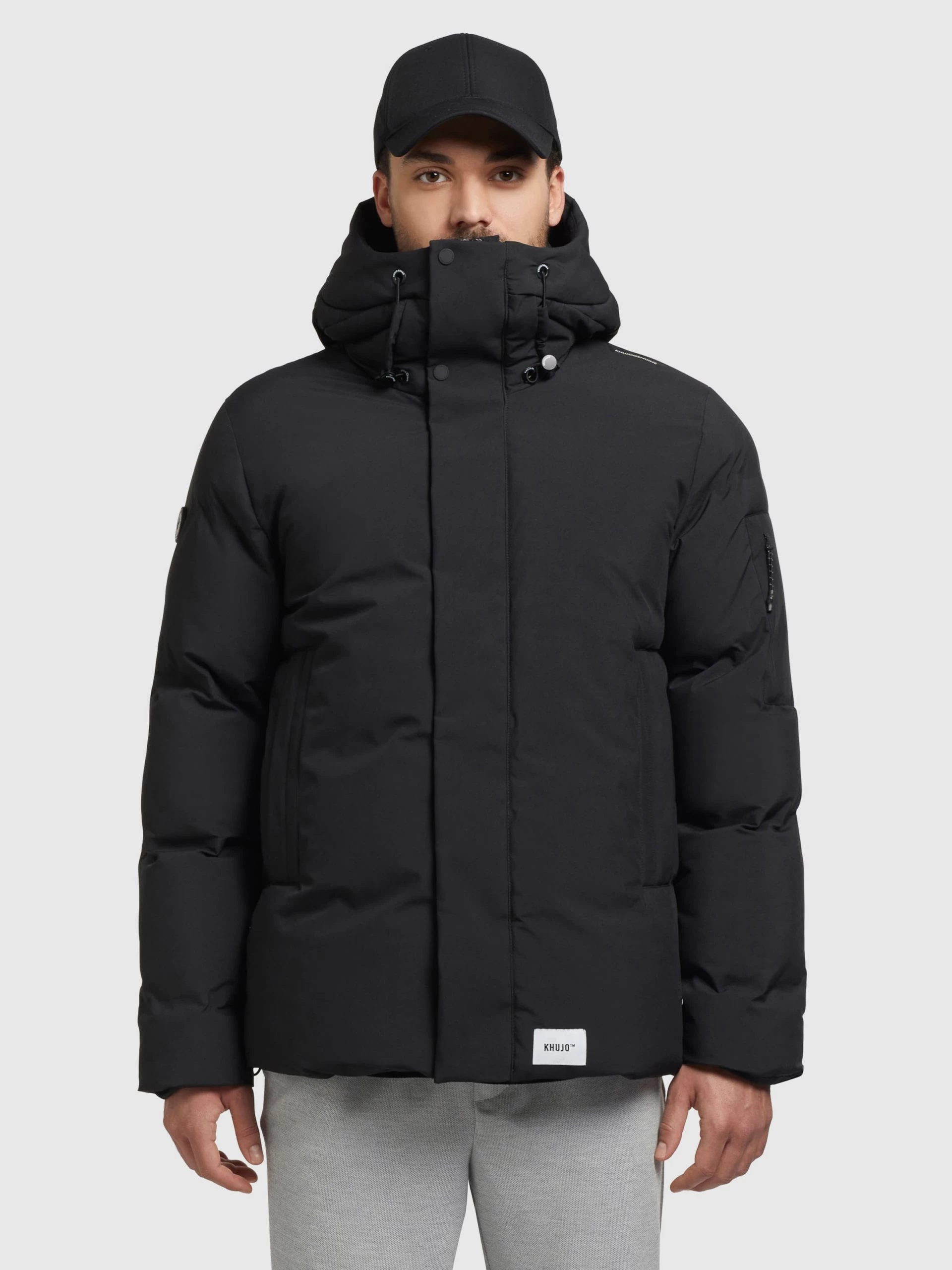 Khujo Winterjassen Winterjas Cann Heren Zwart 4 Khujo Winterjassen Winterjas Cann Heren Zwart - Afbeelding 2