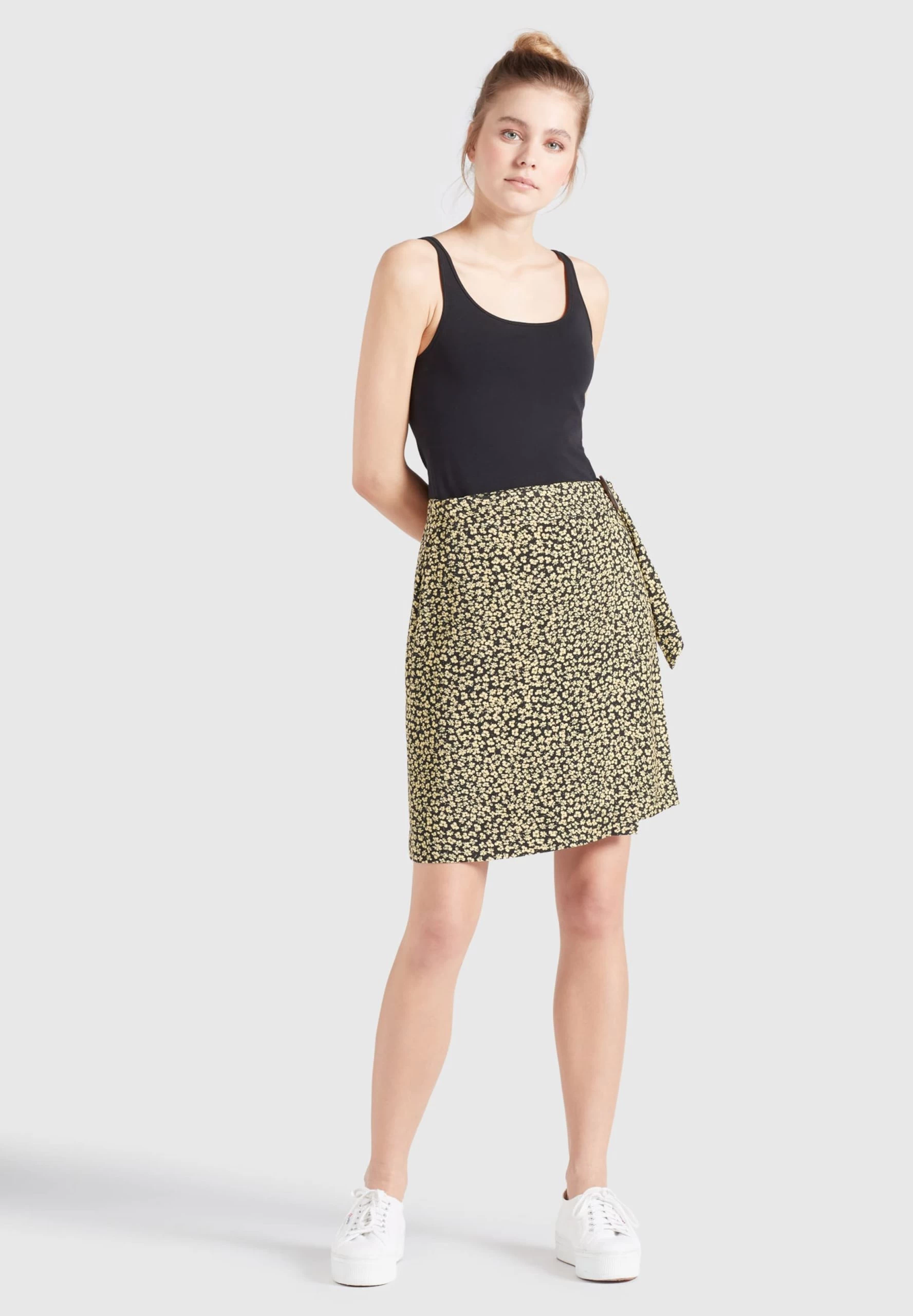 Khujo Mini Rokken Rok Armata Dames Zwart 5 Khujo Mini Rokken Rok Armata Dames Zwart - Afbeelding 3