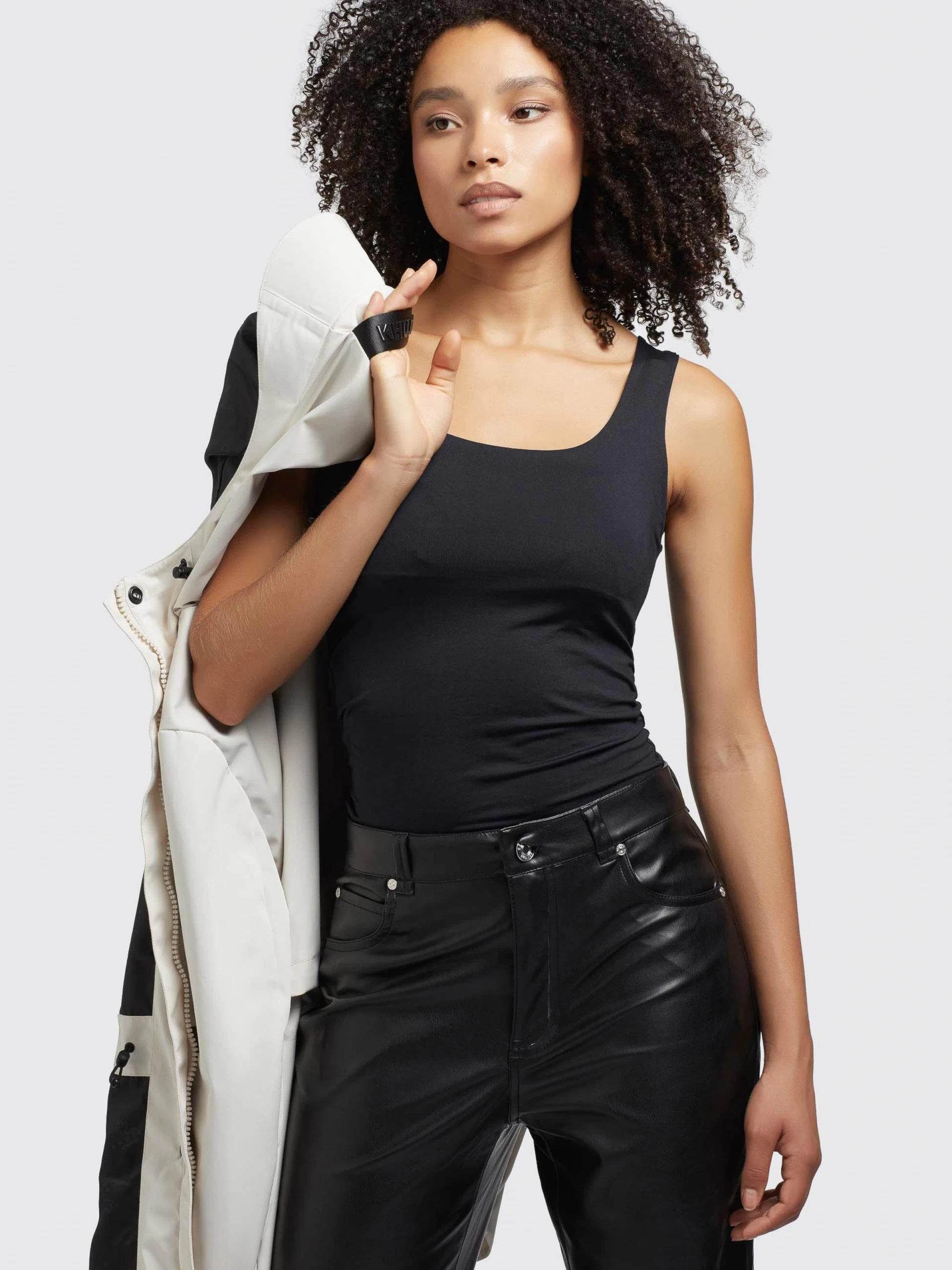 Khujo Tussenmantels Tussenmantel Jomana Dames Offwhite 10 Khujo Tussenmantels Tussenmantel Jomana Dames Offwhite - Afbeelding 8