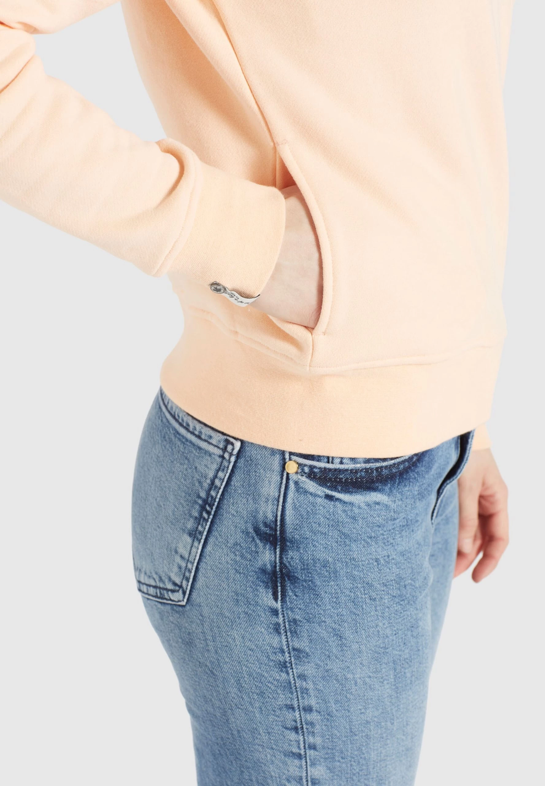 Khujo Sweatshirts Sweatshirt Lisel Dames Abrikoos 8 Khujo Sweatshirts Sweatshirt Lisel Dames Abrikoos - Afbeelding 6