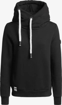 Khujo Hoodies Sweatshirt Karima Dames Zwart
