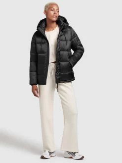 Khujo Winterjassen Winterjas Evona Dames Zwart -Khujo cc19d8cdb50f29098f83fcc22375c23b