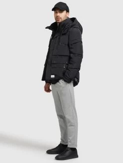 Khujo Winterjassen Winterjas Shinzo Heren Zwart -Khujo cc393b6e55bc25ef1a9f42d6dd08fea3