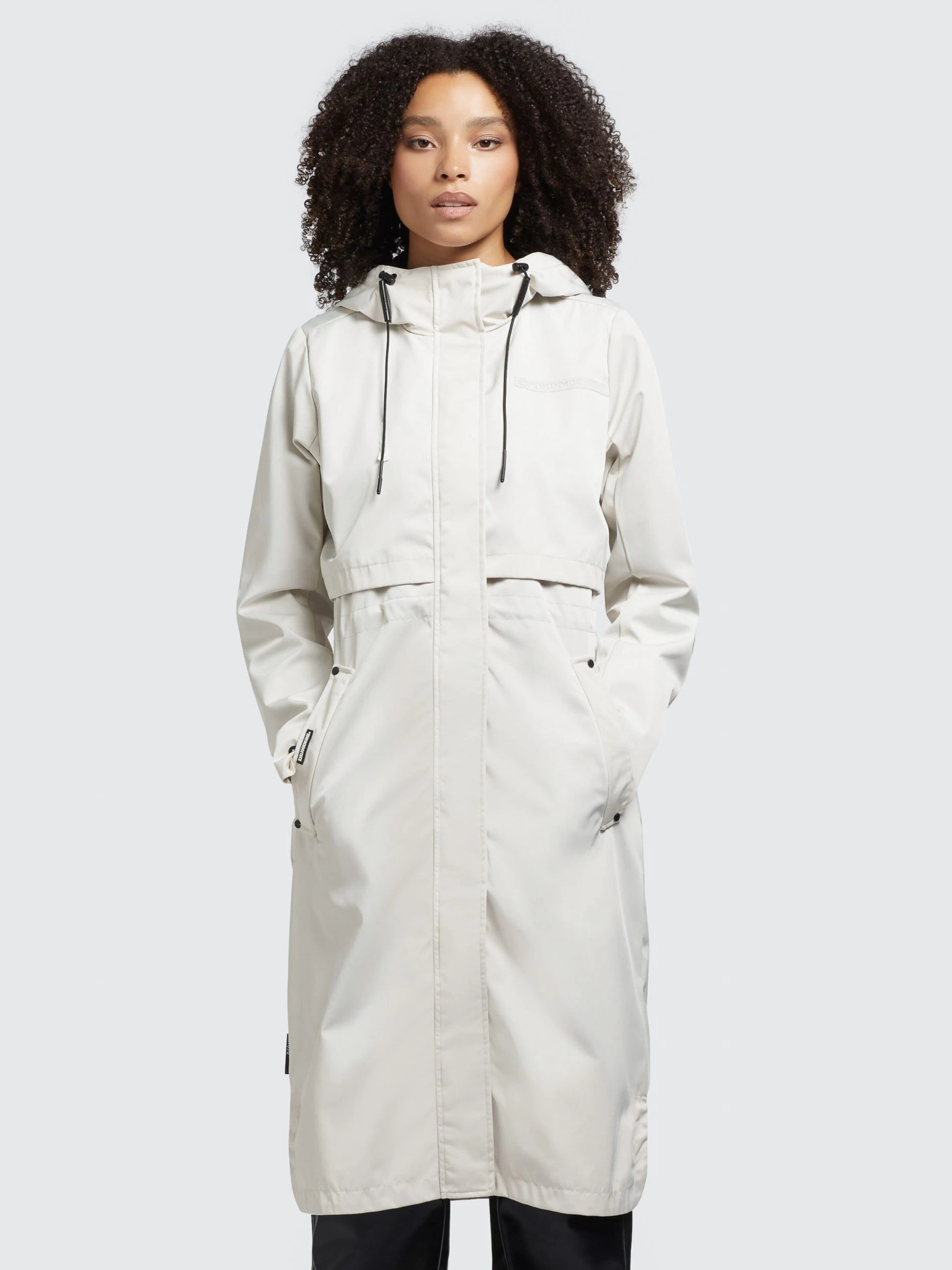 Khujo Tussenmantels Tussenmantel Jomana Dames Offwhite 4 Khujo Tussenmantels Tussenmantel Jomana Dames Offwhite - Afbeelding 2