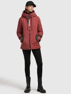 Khujo Winterjassen Winterjas Tweety Dames Roestrood 12 Khujo Winterjassen Winterjas Tweety Dames Roestrood -Khujo d1a7230ee21551a812ce605a3a4b80a5