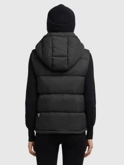 Khujo Bodywarmers Bodywarmer Eden Dames Zwart -Khujo d345bb8856f6456e818f57c56e522420