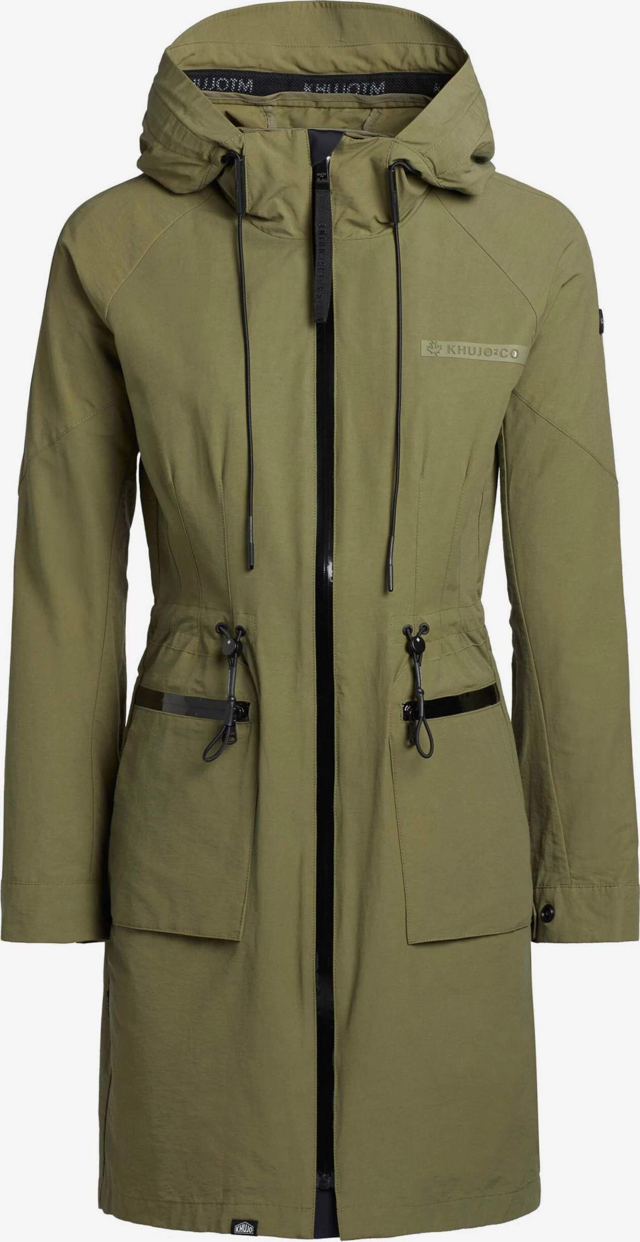 Khujo Parkas Tussenparka Dames Olijfgroen 3 Khujo Parkas Tussenparka Dames Olijfgroen