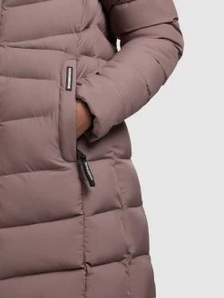 Khujo Korte Mantels Wintermantel Tuhani Dames Donkerlila -Khujo d4cf4c81ea0929a90915fe5b80458828