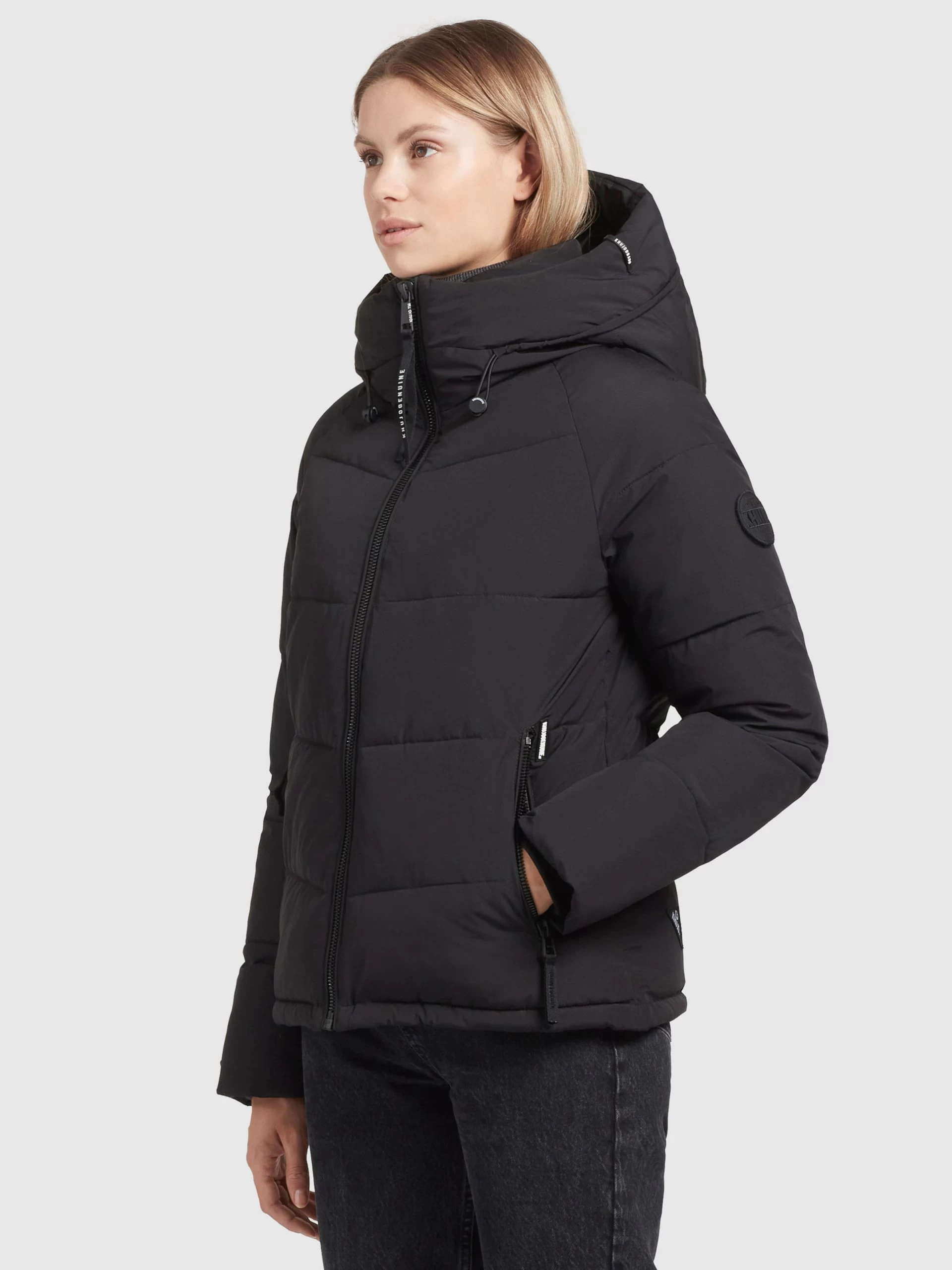 Khujo Winterjassen Winterjas Isidora Dames Zwart 7 Khujo Winterjassen Winterjas Isidora Dames Zwart - Afbeelding 5