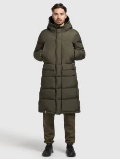 Khujo Wintermantels Winterjas Pato Heren Olijfgroen -Khujo d67447473777366d7e7245aa87a267ed