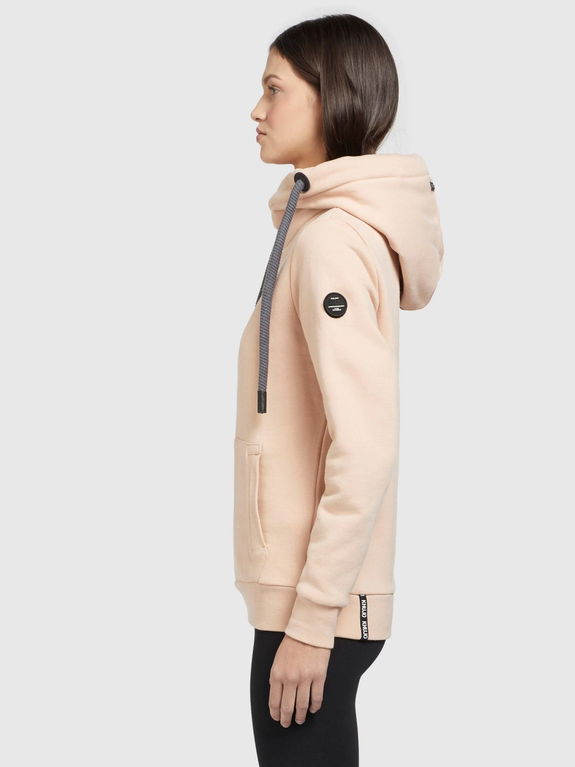 Khujo Hoodies Sweatshirt Rhabea Dames Abrikoos 7 Khujo Hoodies Sweatshirt Rhabea Dames Abrikoos - Afbeelding 5