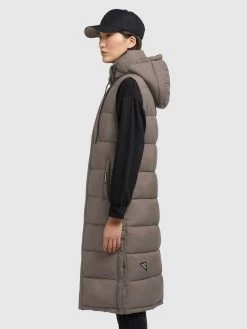Khujo Bodywarmers Bodywarmer Tourin Dames Bruin -Khujo db8f06bfce39ba921838f0754729725a