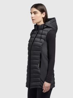 Khujo Bodywarmers Bodywarmer Becca Dames Zwart -Khujo dccd7cbc2853d0503eed7e8a62dc721f