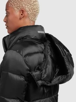 Khujo Winterjassen Winterjas Evona Dames Zwart -Khujo dcd2d140dc43ad9c0699a1c7a6f861b5