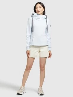 Khujo Hoodies Sweatshirt Rhabea Dames Lichtblauw -Khujo de129c6fc3c2b6fe62cc59da24901827
