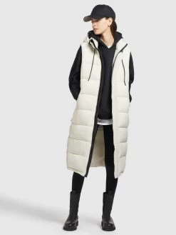 Khujo Bodywarmers Bodywarmer Tourin Dames Offwhite -Khujo e3056c8f3c17f9c14ac806024452a373