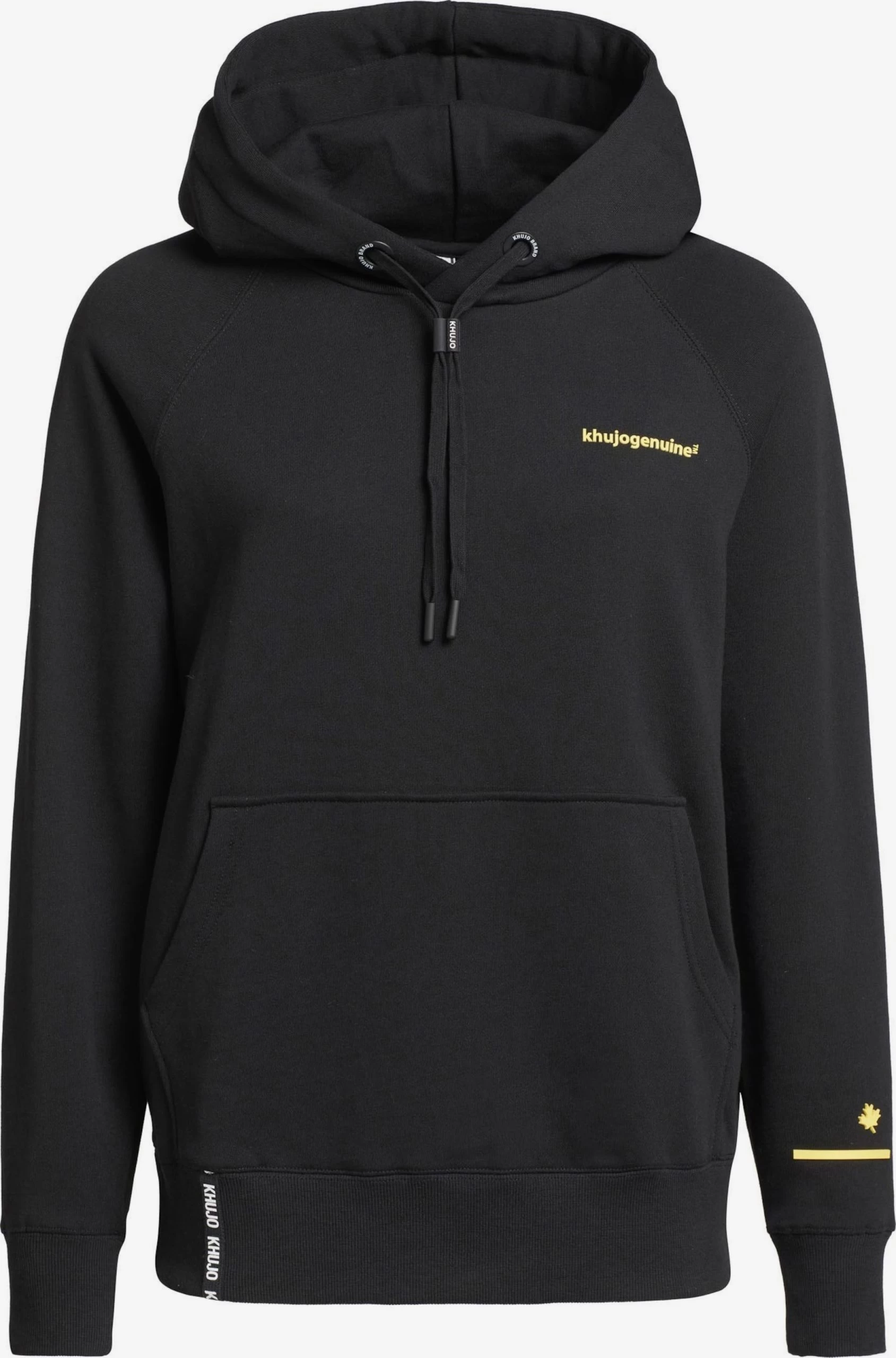 Khujo Hoodies Sweatshirt Odette Dames Zwart