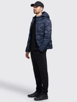 Khujo Tussenjassen Tussenjas Remo Heren Donkerblauw -Khujo eccb207148534468f576d6534590c21a