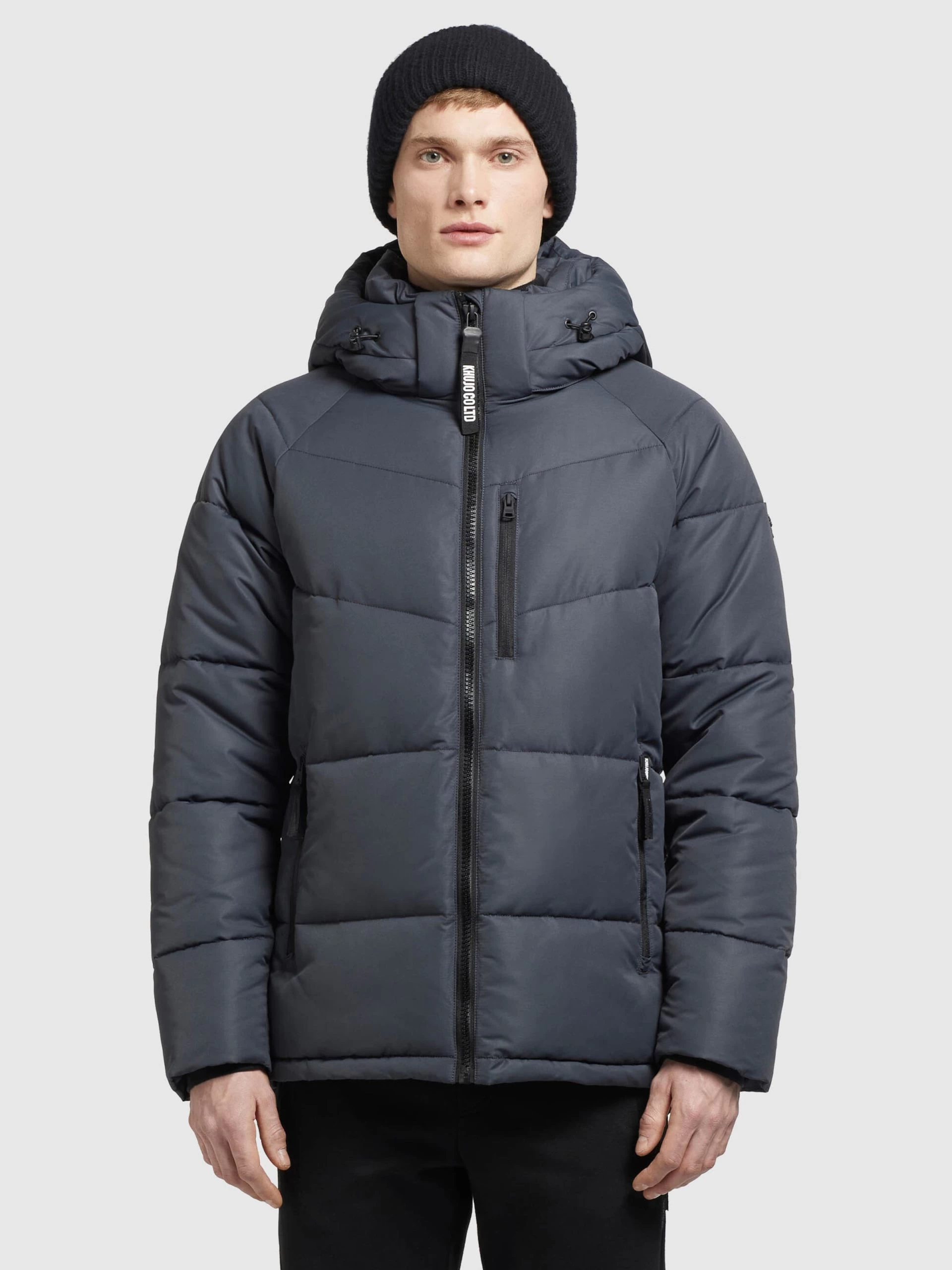 Khujo Winterjassen Winterjas Croon Heren Duifblauw 4 Khujo Winterjassen Winterjas Croon Heren Duifblauw - Afbeelding 2