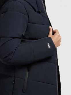 Khujo Winterjassen Winterjas Fames Dames Navy -Khujo ef58cf6a6c57a3886c4e84ac3754e11a