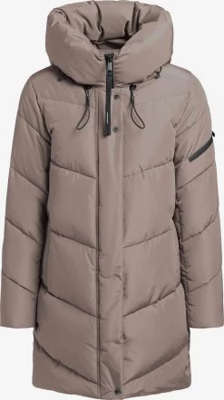 Khujo Winterjassen Winterjas Jordis 4 Dames Taupe