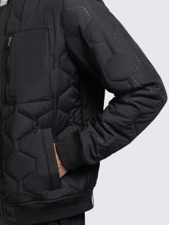 Khujo Tussenjassen Tussenjas Carlson Heren Zwart -Khujo f3b04e821ecaf894665f9f7c293db5c9