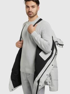 Khujo Winterjassen Winterjas Clide Heren Wit -Khujo f597e28e2deeb7a78b3ddc01480aa8d2