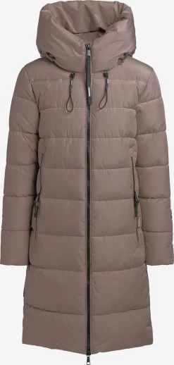 Khujo Wintermantels Wintermantel Jilias 3 Dames Bruin
