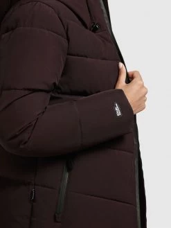 Khujo Winterjassen Winterjas Fames Dames Wijnrood -Khujo f747aa600e896669825f5e3fe59944e6