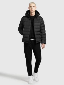 Khujo Winterjassen Winterjas Gamer Heren Zwart -Khujo f86533d7f0c9468708397e001c798f96