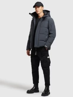 Khujo Winterjassen Winterjas Barat Heren Duifblauw -Khujo fcfe13408acca0653f089e84af0d902e