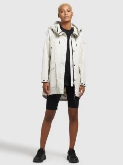 Khujo Tussenmantels Tussenmantel AIRA Dames Lichtgrijs -Khujo fe3e966c69927fe7742075c135af8217