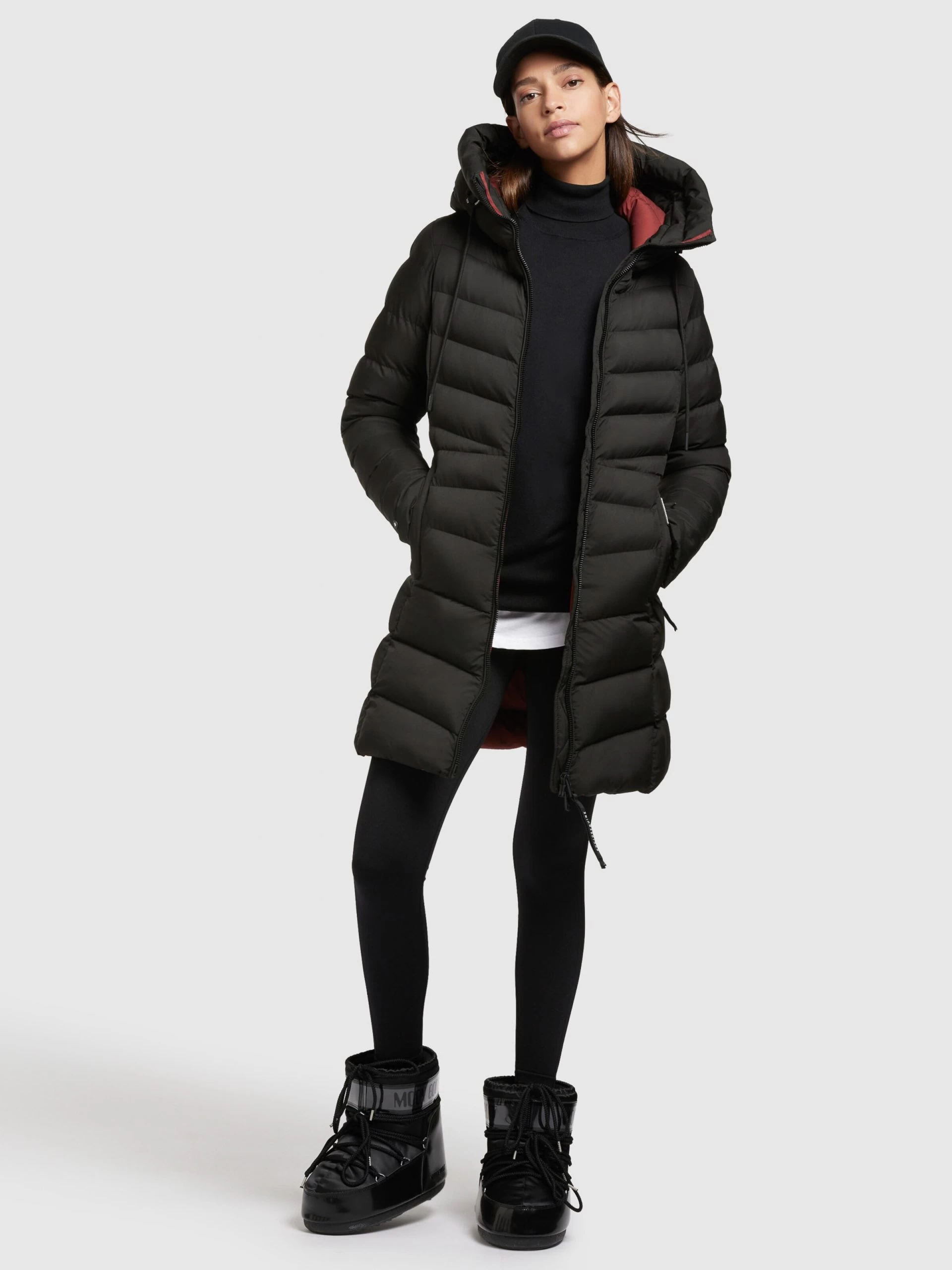 Khujo Korte Mantels Wintermantel Tuhani Dames Zwart 5 Khujo Korte Mantels Wintermantel Tuhani Dames Zwart - Afbeelding 3