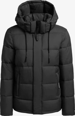 Khujo Winterjassen Winterjas Evona Dames Zwart