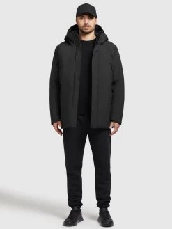 Khujo Winterjassen Winterjas Toto Heren Zwart -Khujo ffd2e1ebb171462809ee26fc6472a1da